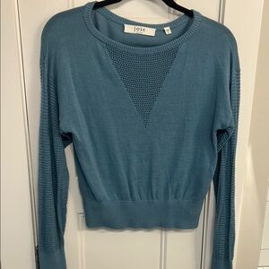 Joie Blue Knit Light Weight Sweater